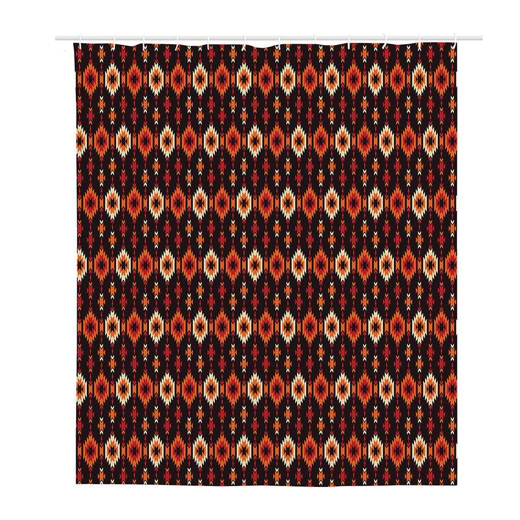 Native American Pattern Print Polyester Shower Curtain