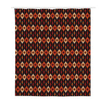 Native American Pattern Print Polyester Shower Curtain