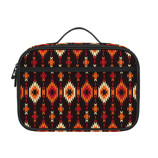 Native American Pattern Print Portable Lunch Bag