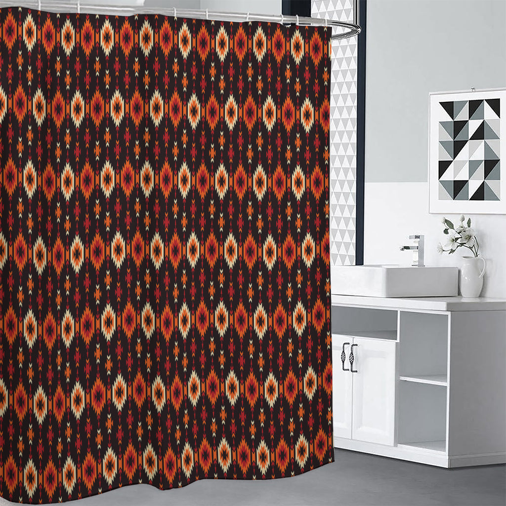 Native American Pattern Print Premium Shower Curtain