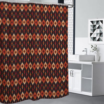 Native American Pattern Print Premium Shower Curtain