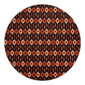 Native American Pattern Print Round Blanket