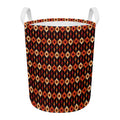 Native American Pattern Print Round Laundry Basket