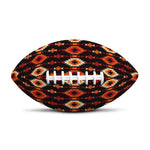 Native American Pattern Print Rugby Ball