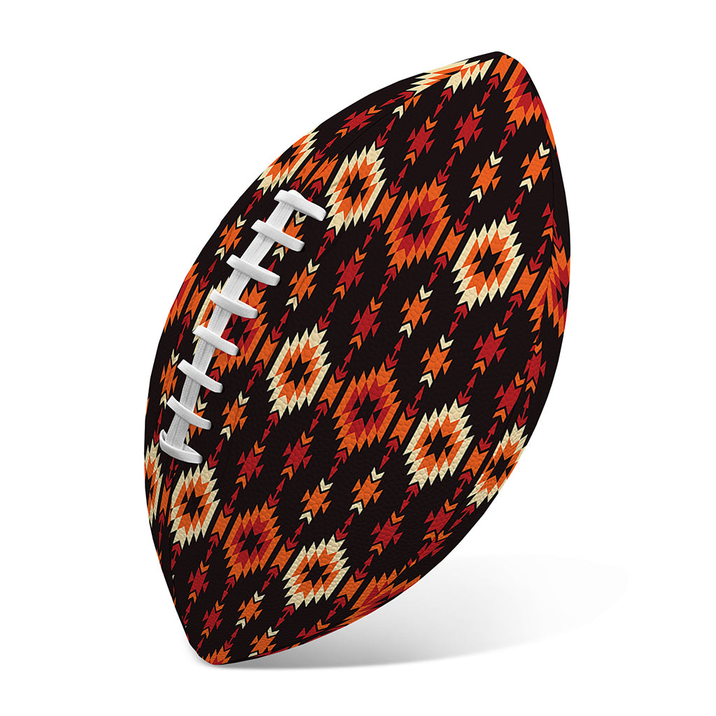Native American Pattern Print Rugby Ball