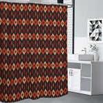 Native American Pattern Print Shower Curtain