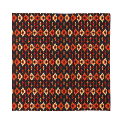 Native American Pattern Print Silk Bandana