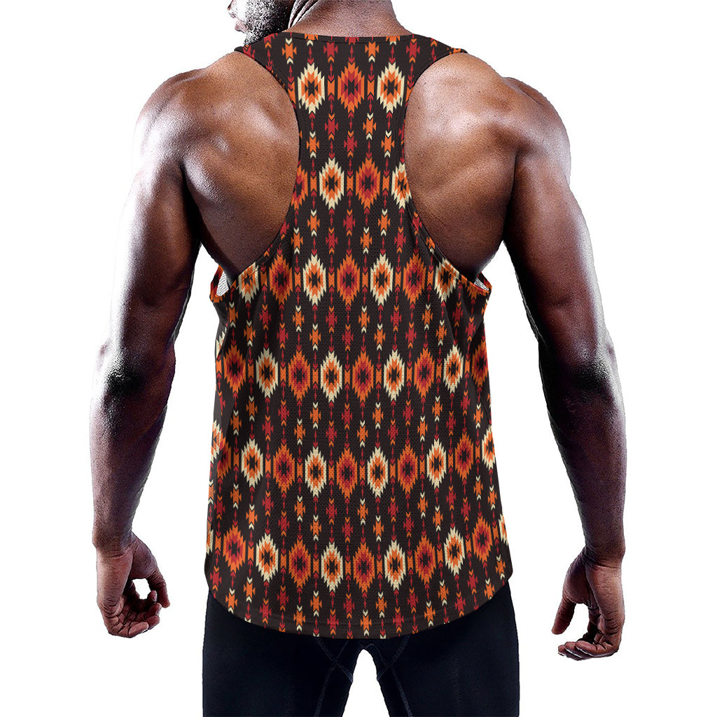 Native American Pattern Print Training Tank Top