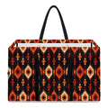 Native American Pattern Print Utility Tote Bag
