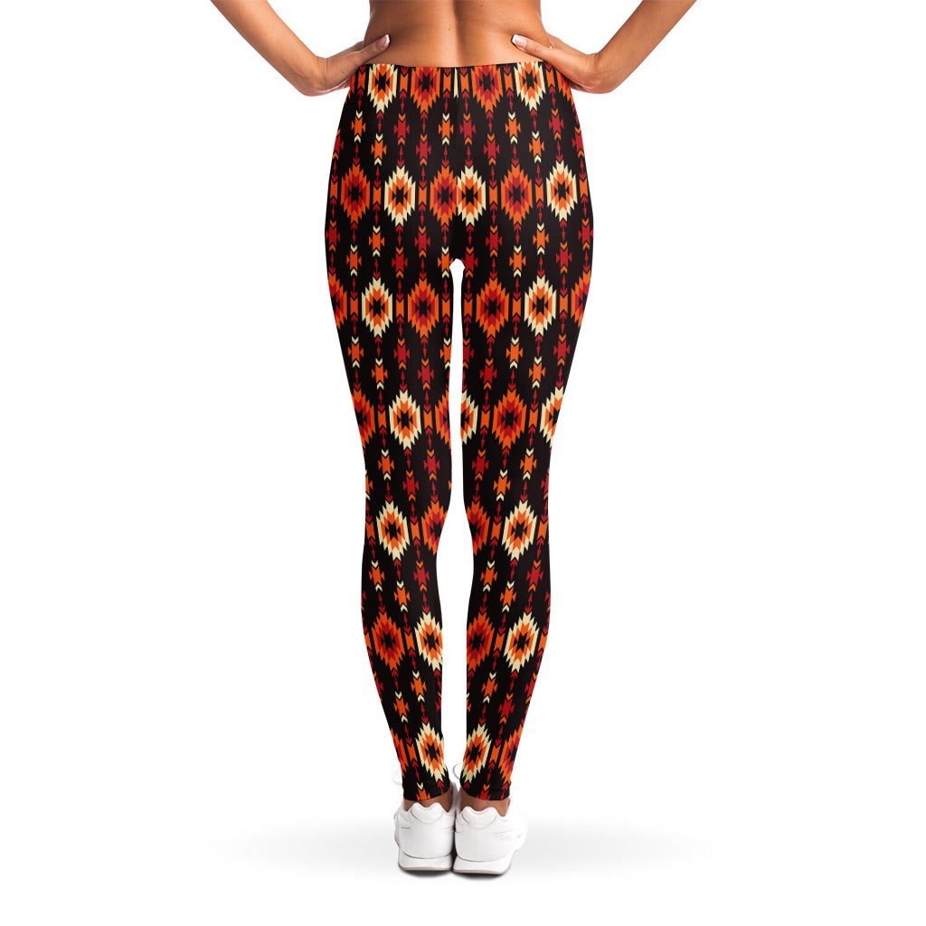 Native American Pattern Print Women's Leggings