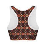 Native American Pattern Print Women's Sports Bra