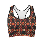 Native American Pattern Print Women's Sports Bra