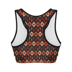 Native American Pattern Print Women's Sports Bra