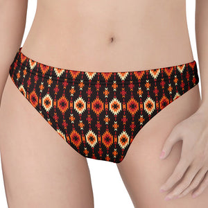 Native American Pattern Print Women's Thong