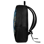 Native American Spiritual Wolf Print 17 Inch Backpack