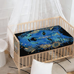 Native American Spiritual Wolf Print Baby Crib Sheet