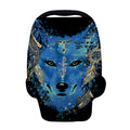 Native American Spiritual Wolf Print Baby Seat Cover