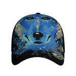 Native American Spiritual Wolf Print Baseball Cap