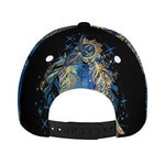 Native American Spiritual Wolf Print Baseball Cap