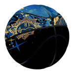 Native American Spiritual Wolf Print Basketball