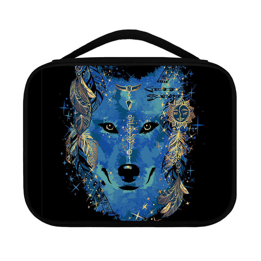 Native American Spiritual Wolf Print Classic Bible Case