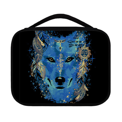 Native American Spiritual Wolf Print Classic Bible Case