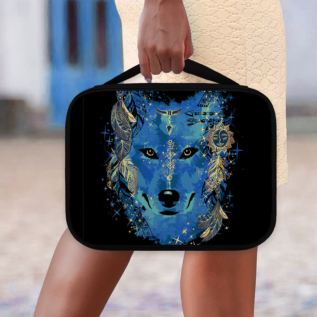 Native American Spiritual Wolf Print Classic Bible Case