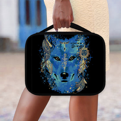 Native American Spiritual Wolf Print Classic Bible Case