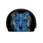 Native American Spiritual Wolf Print Coin Purse