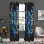 Native American Spiritual Wolf Print Curtain