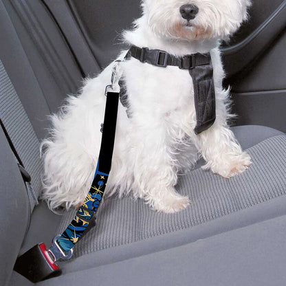 Native American Spiritual Wolf Print Dog Seat Belt