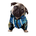 Native American Spiritual Wolf Print Dog Zip Up Hoodie