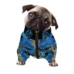 Native American Spiritual Wolf Print Dog Zip Up Jacket