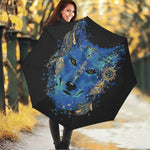 Native American Spiritual Wolf Print Foldable Umbrella