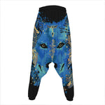 Native American Spiritual Wolf Print Hammer Pants