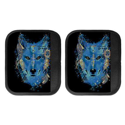 Native American Spiritual Wolf Print Handle Covers