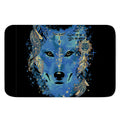 Native American Spiritual Wolf Print Indoor Door Mat