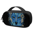 Native American Spiritual Wolf Print Portable Cooler Travel Case