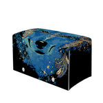 Native American Spiritual Wolf Print Leather Tissue Box Cover