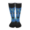 Native American Spiritual Wolf Print Long Socks