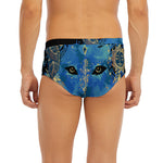 Native American Spiritual Wolf Print Men's Briefs
