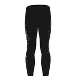 Native American Spiritual Wolf Print Men's leggings