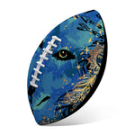 Native American Spiritual Wolf Print Rugby Ball