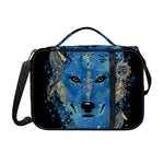 Native American Spiritual Wolf Print Shoulder Strap Bible Bag