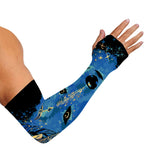 Native American Spiritual Wolf Print Sun Protection Arm Sleeves