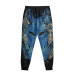 Native American Spiritual Wolf Print Sweatpants