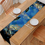 Native American Spiritual Wolf Print Table Runner