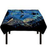 Native American Spiritual Wolf Print Tablecloth
