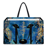 Native American Spiritual Wolf Print Utility Tote Bag