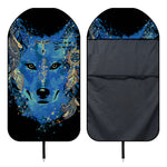 Native American Spiritual Wolf Print Waterproof Car Seat Cover